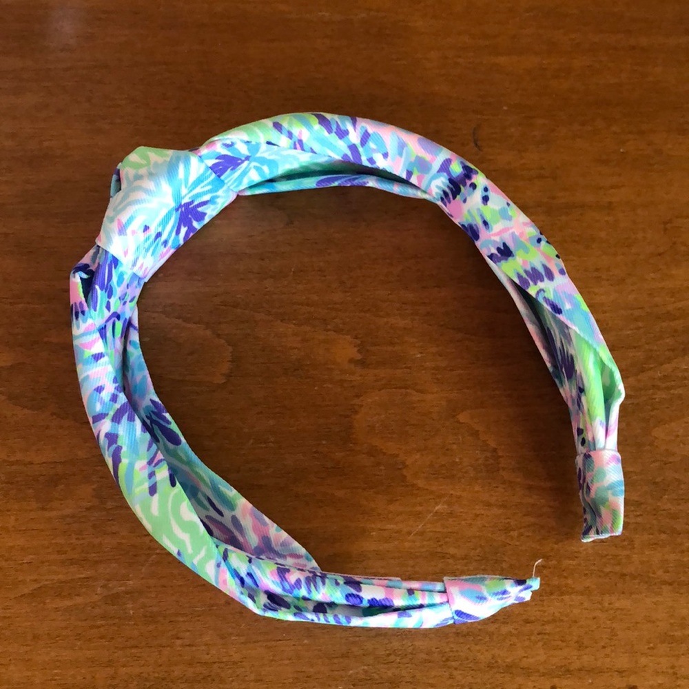 NWOT Lilly Pulitzer | Top Knot Headband | Shell of a Party - Picture 3 of 4